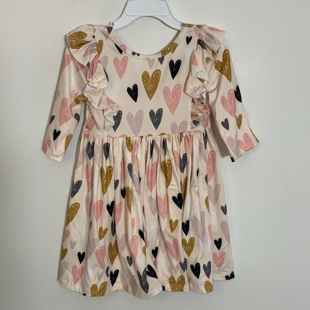 Mila‎ & Rose Twirl Dress NWT size 3T I heart you